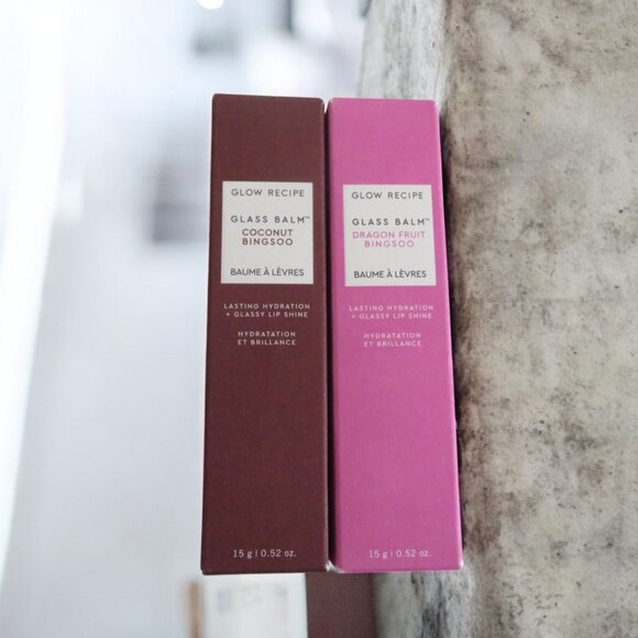 Glow Recipe - Glass Balm Lip Treatment - Coconut & Dragon Fruit Bingsoo, NWT - Picture 2 of 7